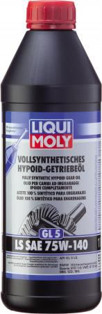 Cинтетическое трансмиссионное масло LiquiMoly Vollsynthetisches Hypoid-Getriebeoil LS 75W140 1 л 8038