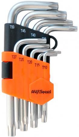 Набор ключей AVSTEEL AV-367109 шестигранных TORX 9 предм.