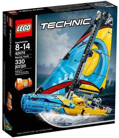 Конструктор LEGO Technic: Гоночная яхта 330 элементов 42074