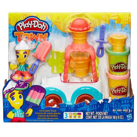 Hasbro Play-Doh Town Набор пластилина "Грузовичок с мороженым"