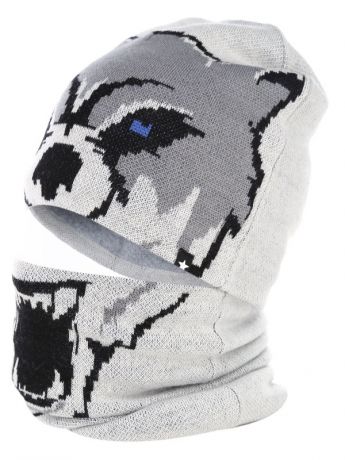 Molo Molo Комплект Kleo шапка и шарф-снуд (серый)