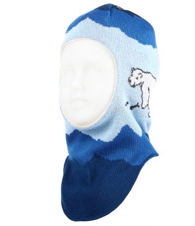 Vilukissa Vilukissa Шапка-шлем Polar Bears зимняя (сине-голубая)