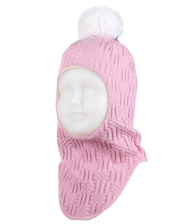 Vilukissa Vilukissa Шапка-шлем Nomi зимняя для девочки (розовая)