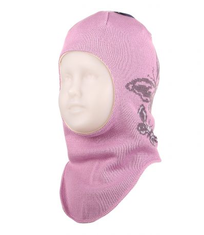 Vilukissa Vilukissa Шапка-шлем Dawn зимняя для девочки (лаванда/сирень/белый)