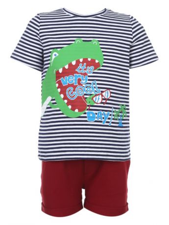 Goldy Goldy Комплект одежды футболка и шорты (бордовый)