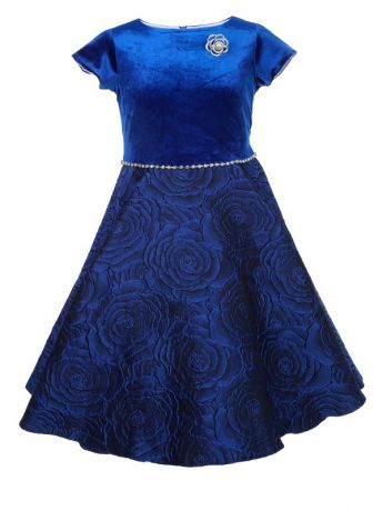 Angelokids Angelokids Нарядное платье с бантом (синее)