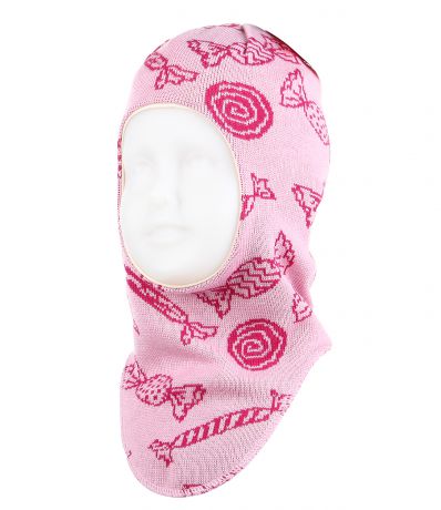 Vilukissa Vilukissa Шапка-шлем Namu зимняя для девочки (розовая)