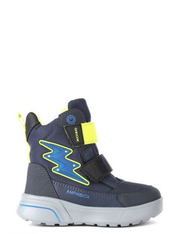Geox Geox Зимние ботинки AMPHIBIOX со светодиодами синие