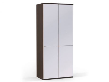 Шкаф платяной 2-х дверный с зеркалами Uno
