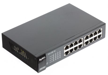 Коммутатор ZyXEL GS1100-16 16-портовый коммутатор Gigabit Ethernet