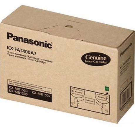 Картридж Panasonic KX-FAT400A7 для KX-MB1520 RU / KX-MB1500 RU. Чёрный. 1800 страниц.