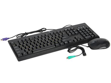 Комплект Клавиатура+Мышь (Nautilus) PS/2 (Черный) OEM