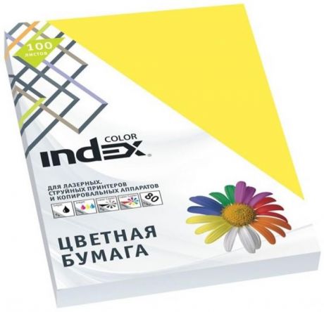 Цветная бумага Index Color IC57/100 A4 100 листов