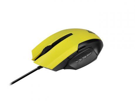 Проводная мышь Jet.A Comfort OM-U54 жёлтая (800/1200/1600/2400dpi, 5 кнопок, USB)