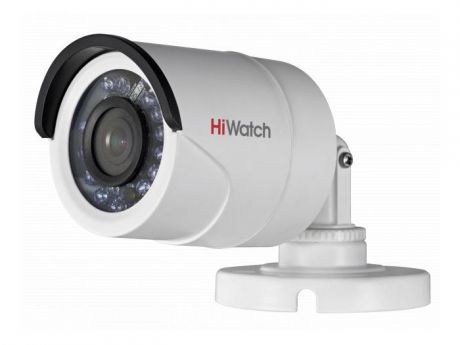 Камера HiWatch DS-T100 (3.6 mm) 1Мп уличная цилиндрическая HD-TVI камера с ИК-подсветкой до 20м 1/4"" CMOS матрица; объектив 3.6мм; угол обзора 70.9°;