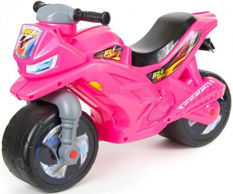Каталка-мотоцикл беговел RT Racer RZ 1 цвет розовый