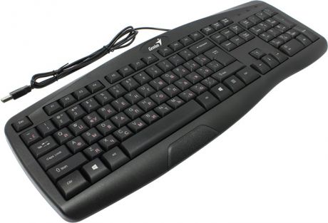 Клавиатура Genius KB-128 Black USB проводная, 104 клавиши