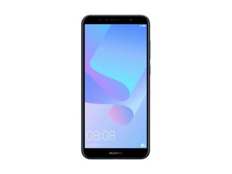 Смартфон Huawei Y6 2018 Blue (ATU-L31) Snapdragon 425 (1.4) / 2GB / 16GB / 5.7" 1440x720 / 2Sim / 3G / 4G LTE / 13Mp, 5Mp / Android 8.0