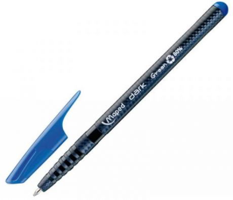 Шариковая ручка Maped GREEN DARK синий 0.6 мм 225430