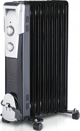 Масляный радиатор Polaris PRE Q 1025 2500 Вт чёрный