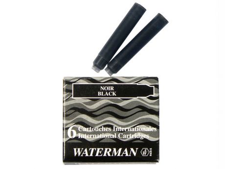 Картридж Waterman International Cartridge черный 52011 6шт S0110940