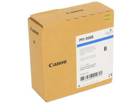 Картридж Canon PFI-306 B для плоттера iPF8400/9400. Светло-голубой. 330 мл.