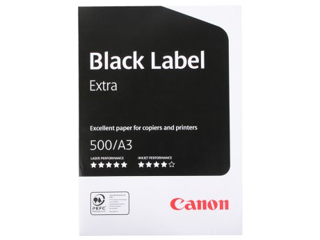 Бумага для офисной техники Canon Black Label Extra А3, 80 г/кв.м (500 листов)