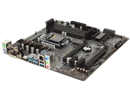 Материнская плата ASRock Z370M PRO4 (S1151, Z370, 4*DDR4, 2*PCI-E x16, 2*PCI-E x1, D-Sub, DVI, HDMI, SATA III+RAID, GB Lan, USB 3.1, mATX, Retail)