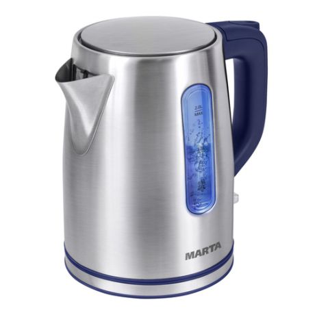 Чайник Marta MT-1093 синий сапфир 2200 Вт, 2 л, металл