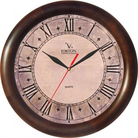 Часы настенные Вега Римские Д-1-МД/6-139 коричневый