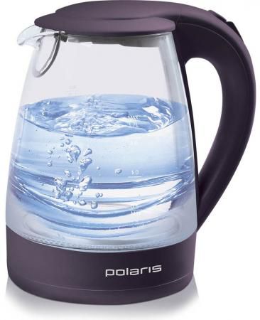 Чайник Polaris PWK 1767CGL темно-фиолетовый 2200Вт, 1.7л., стекло