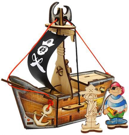 Игрушка Вуди "Набор "Пиратский корабль "Карамба"