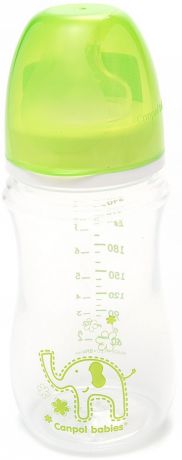 Бутылочка для кормления Canpol EasyStart 240 мл с 3 месяцев зеленый 35/206