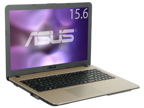 Ноутбук Asus X540YA-XO534T (90NB0CN1-M09280) AMD E1-6010 (1.35)/2GB/500GB/15.6" 1366x768/Int: AMD Radeon R2/noDVD/Cam/BT/Win10 (Black Chocolate)