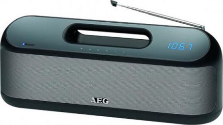 Портативная колонка AEG SR 4842 BTS Black Bluetooth, FM, mini Jack, Power Bank, батарея
