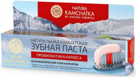 NATURA KAMCHATKA Зубная паста Профилактика кариеса для всей семьи 100мл