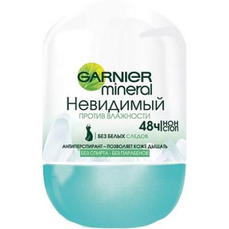 GARNIER Дезодорант Ролик НЕВИДИМЫЙ Против Влажности 50мл