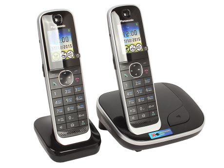 Телефон DECT Panasonic KX-TGJ312RUB АОН, Color TFT, Caller ID 50, Эко-режим, Память 250, Black-List, дополнительная трубка