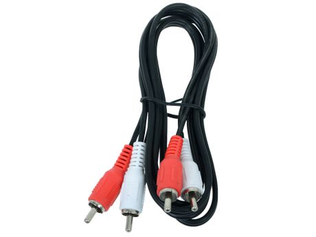 Кабель Hama RCA "тюльпан" 2xRCA(m-m), стерео, 1.2м, черный H-11947