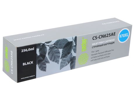 Картридж струйный Cactus CS-CN625AE №970XL черный для HP DJ Pro X476dw/X576dw/X451dw