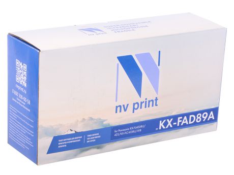 Тонер-картридж NV-Print совместимый Panasonic KX-FAD89A для KX/FL-403/413. Чёрный. 10000 страниц.