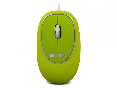 Мышь проводная Sven RX-555 Antistress Silent зелёный USB