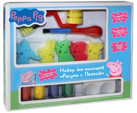 Набор для малышей Peppa Pig "Рисуем с Пеппой"