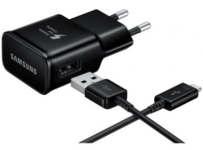 Сетевое зарядное устройство Samsung EP-TA20EBECGRU 2A для Samsung кабель USB Type C черный
