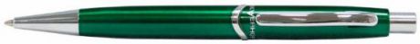 Ручка шариковая Silwerhof Welle корпус зеленый чернила синие + коробка 025039