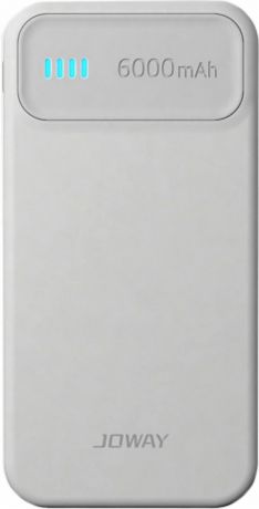Внешний аккумулятор Joway JP61 6000 mAh белый серый