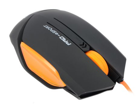 Мышь проводная ThunderX3 TM20 Orange чёрный оранжевый USB