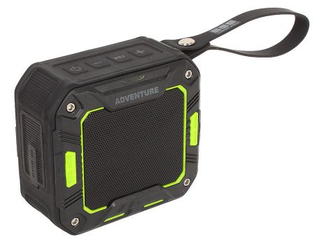Портативная колонка CW Adventure Box, Black/Green (138252) (5 Вт, 160 - 20 000 Гц, Bluetooth, mini Jack, USB, батарея)