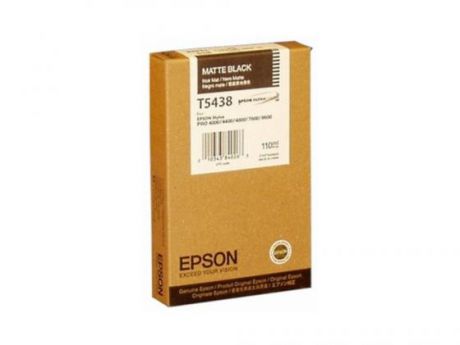 Картридж Epson C13T543800 для Epson Stylus Pro 7600/9600 матовый черный