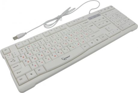 Клавиатура Gembird KB-8352U White USB проводная, 105 клавиш